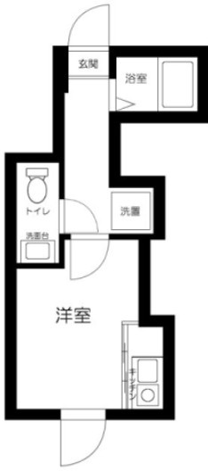 ＫＹＲＡ国分寺の間取り|間取りです。
