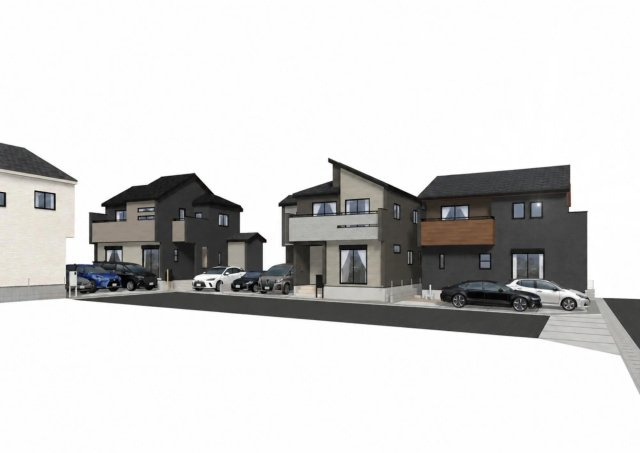 [新築住宅] 坂戸市片柳 全10棟の完成予想図