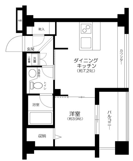【間取り】 | アプレパークス百合ヶ丘