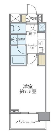 バンクサイドコート常盤の間取り|間取りです。