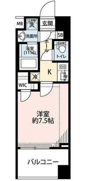 プレール・ドゥーク蔵前の間取り