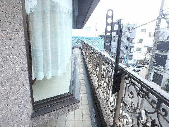 クレート小石川のバルコニー