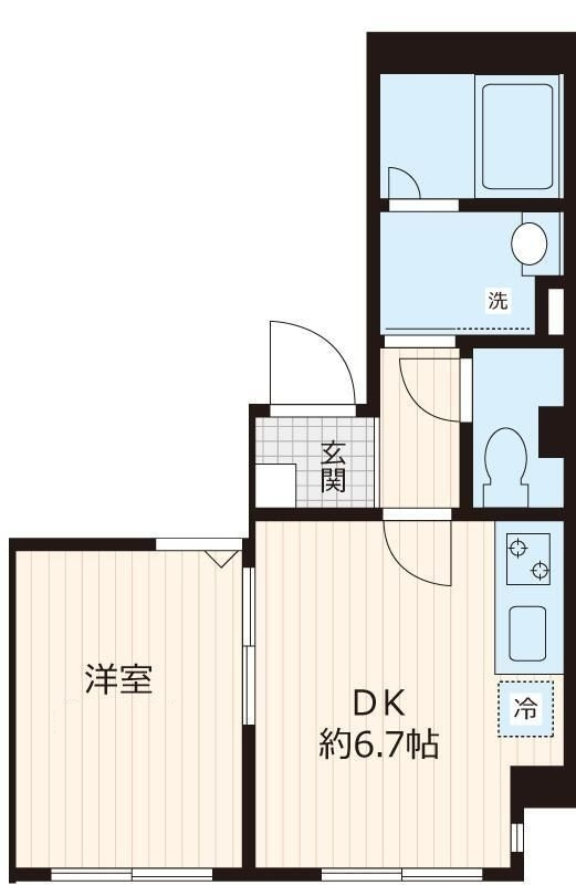 本駒込ウエストの間取り|間取りです。