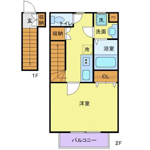アムール Auroraの間取り