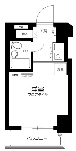 グローリア初穂武蔵境の間取り