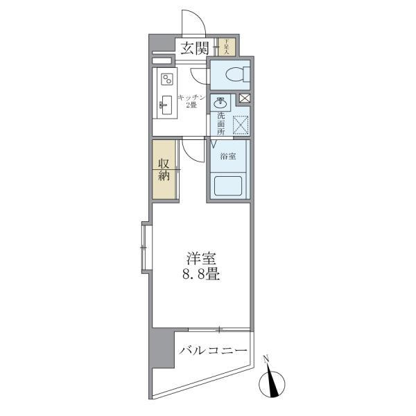 ドミール平和台の間取り
