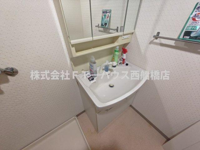 シャトーさつきビルの洗面所