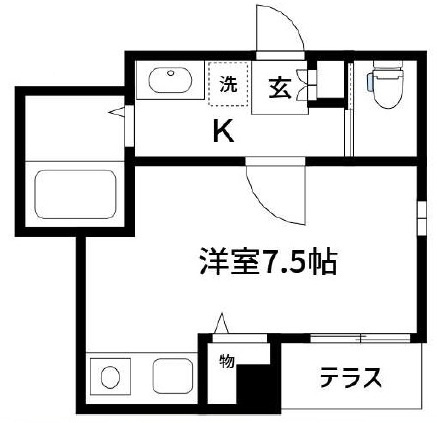 ブリーズコートの間取り|間取りです。
