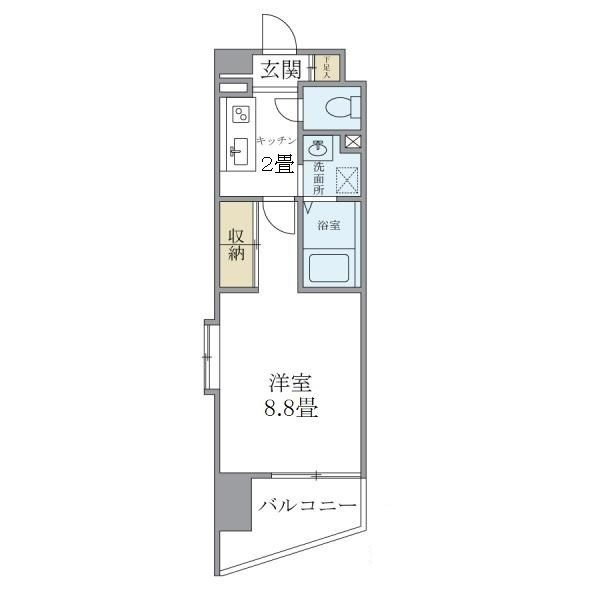 ドミール平和台の間取り|間取りです。