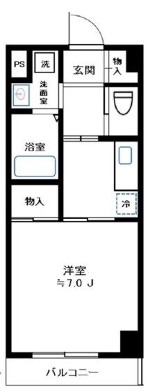 ジェイグランデⅤの間取り|間取りです。