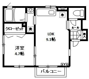 ルネスコーワの間取り|間取りです。