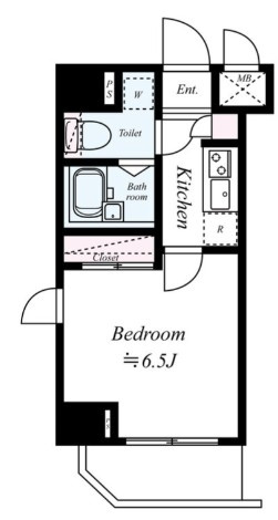 プレスタイル森下II の間取り|間取りです。