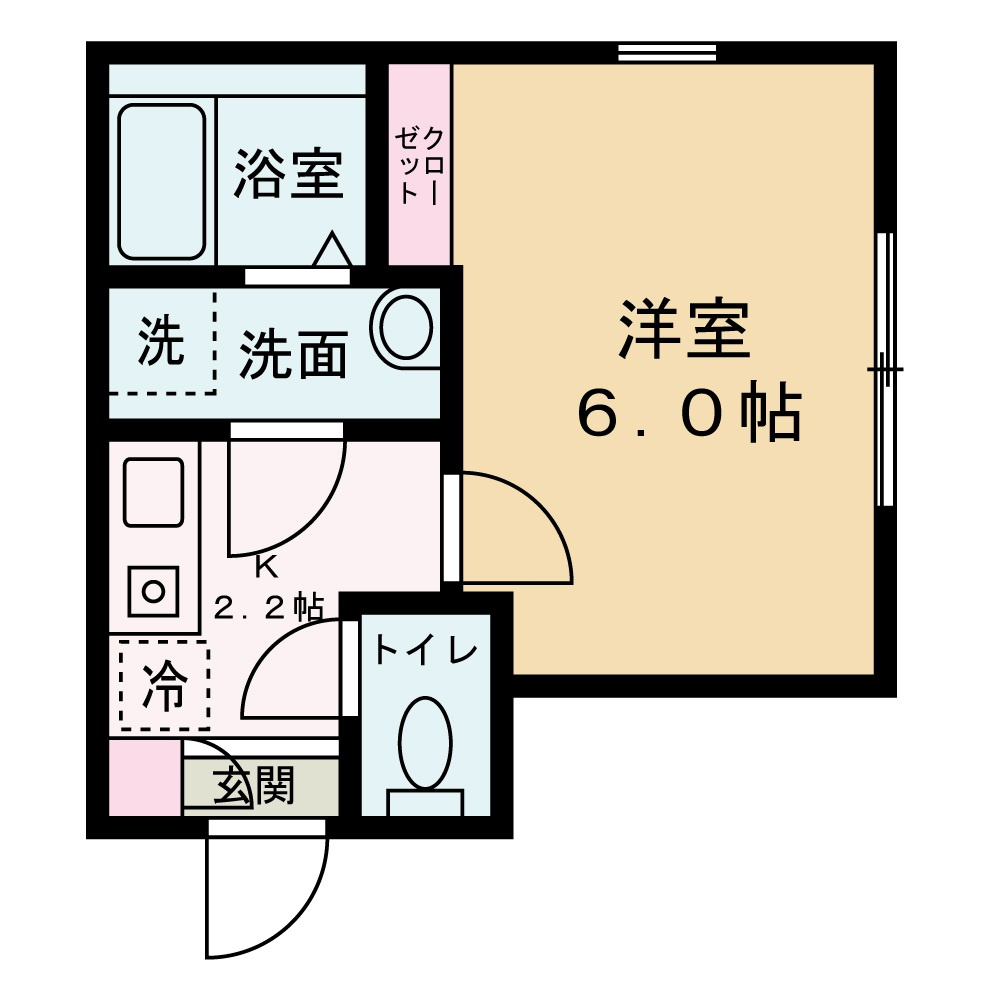 グランステージ京急蒲田の間取り|間取りです。
