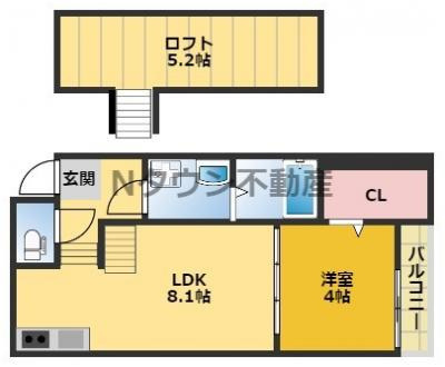 【間取り】 | CasaViola栄生