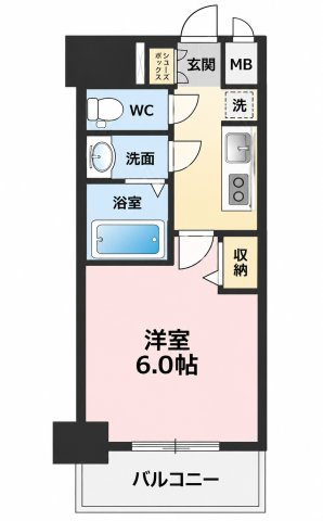プレサンス吹上駅前エテルノの間取り