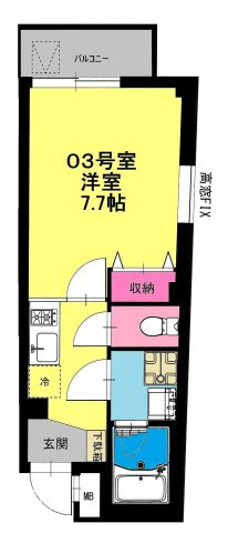 【間取り】 | b’CASAライアンヒルズ十条仲原 | 「b’CASAライアンヒルズ十条仲原」