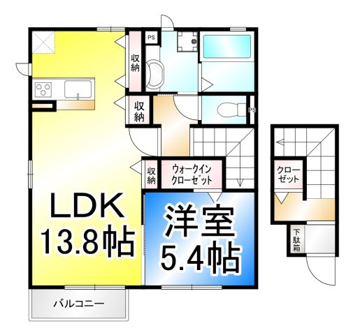 ルミエール・Kの間取り