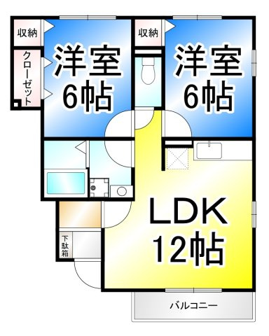 グランモアかじろの間取り