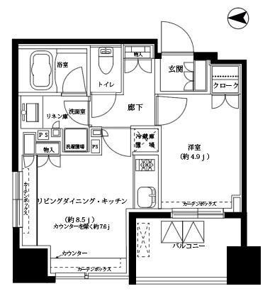 【間取り】 | パークホームズ中野南台