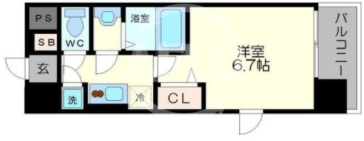 レジュールアッシュウエストレジスの間取り|レジュールアッシュウエストレジス　間取り
