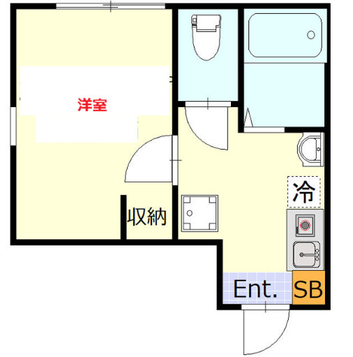 【間取り】 | ブルーシエル羽田 | お部屋の間取りです。