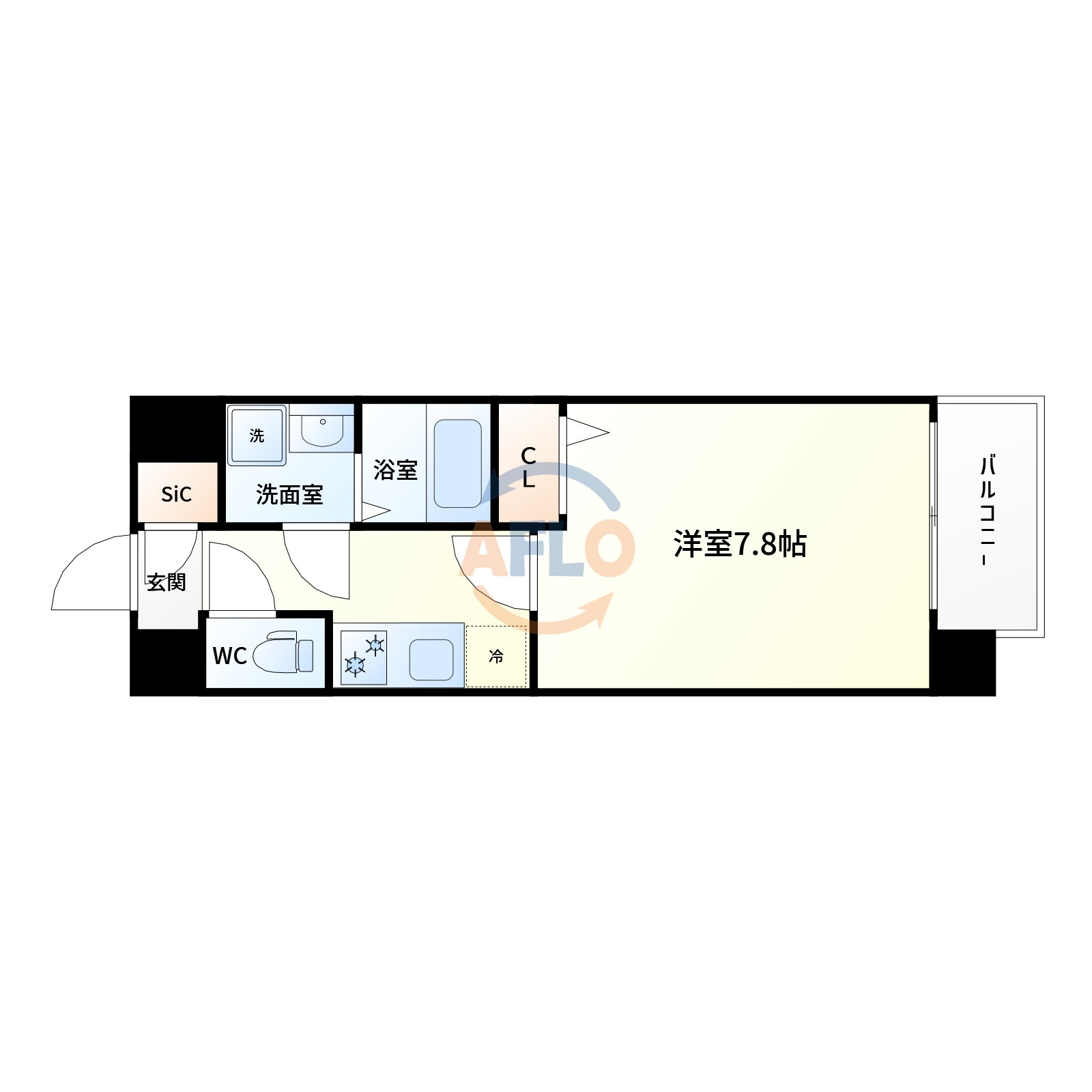 レジデンス塚本クラージュの間取り|間取り