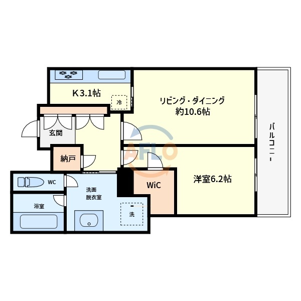シティタワー西梅田　上福島小学校の間取り|シティタワー西梅田　間取り