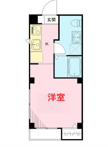 【間取り】 | ティース中延 | 洋室です