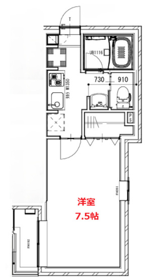【間取り】 | エルスタンザ西糀谷 | お部屋の間取りです。