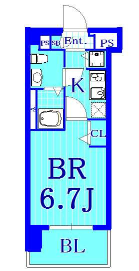 グランドガーラ横濱桜木町の間取り