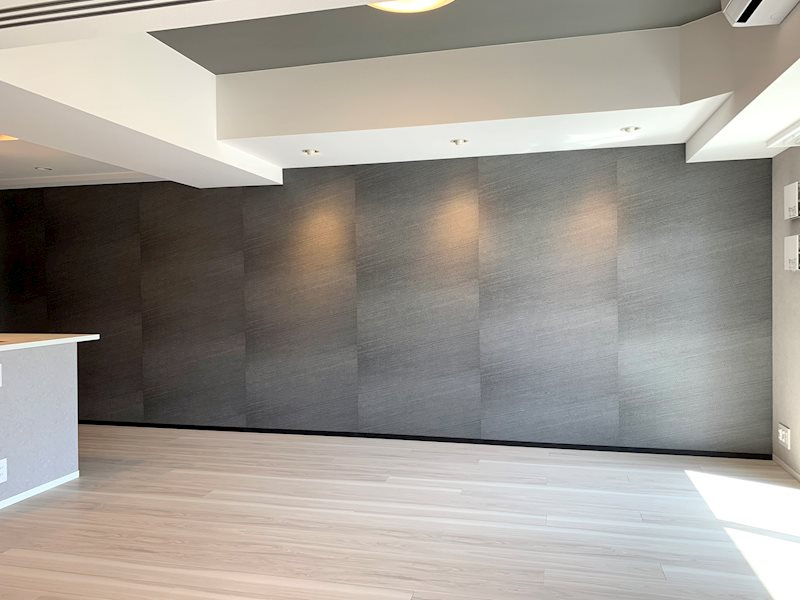新品家具付きマンション月島4A(KaGood東京)の居間・リビング