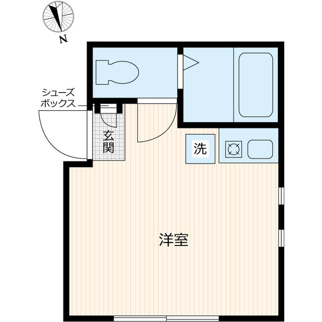 ユナイト石川町パウリスターナの間取り