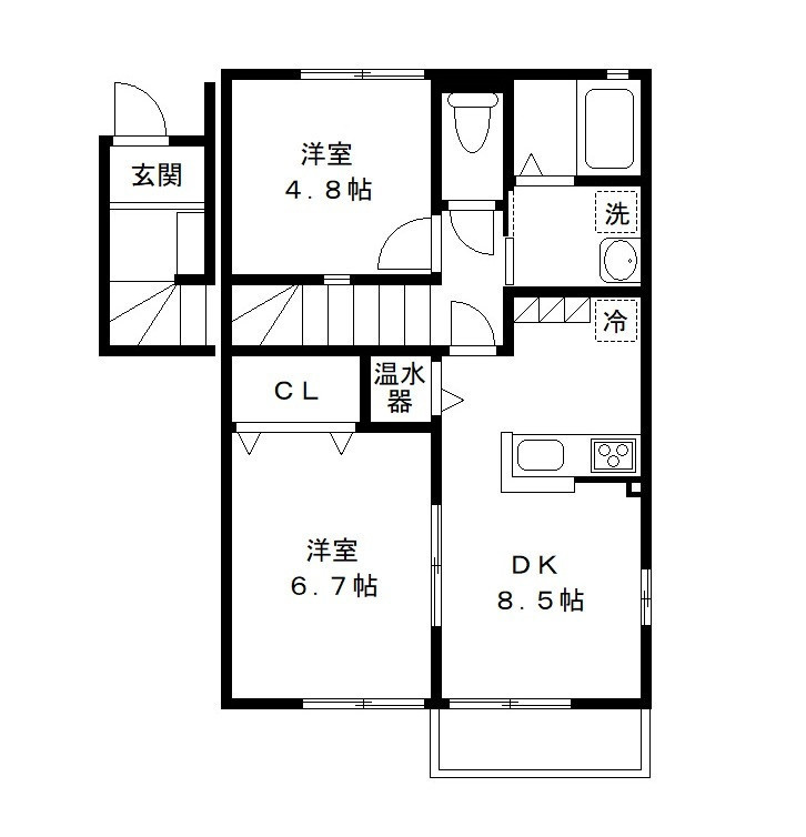 ブラックパールの間取り