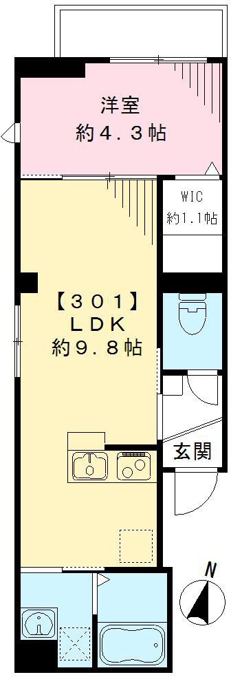 グランビューオシアゲの間取り