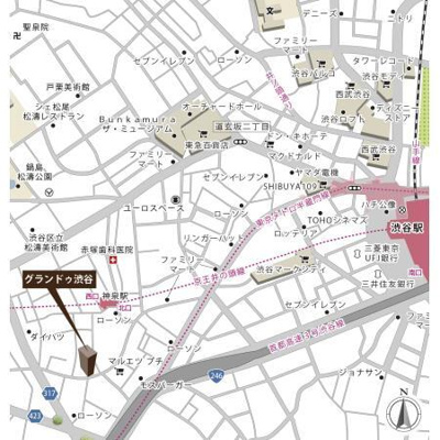 【地図】 | グランドゥ渋谷