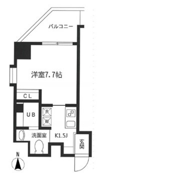 ＫＤＸレジデンス御徒町の間取り