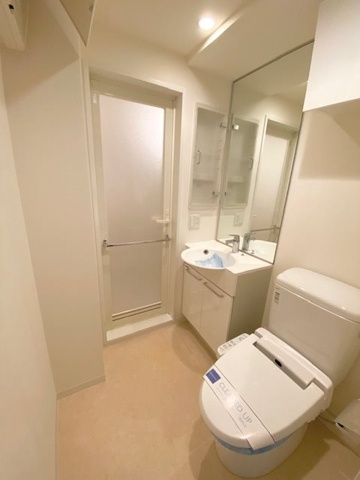 新品家具付きマンション大森北1(KaGood東京)の洗面所|洗面所です