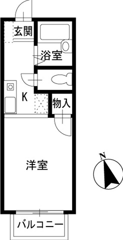 エムブレム　カトリエームの間取り