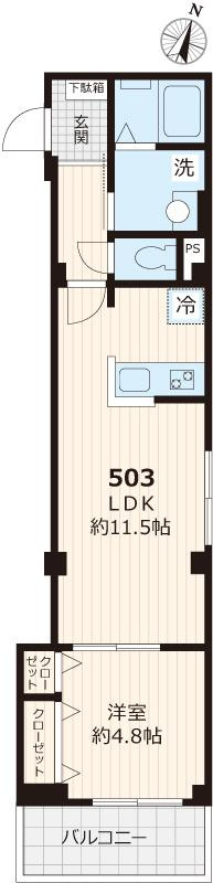 ＧＡＲＡＧＩＡ  ガレージアの間取り