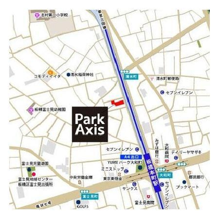 パークアクシス板橋本町の地図