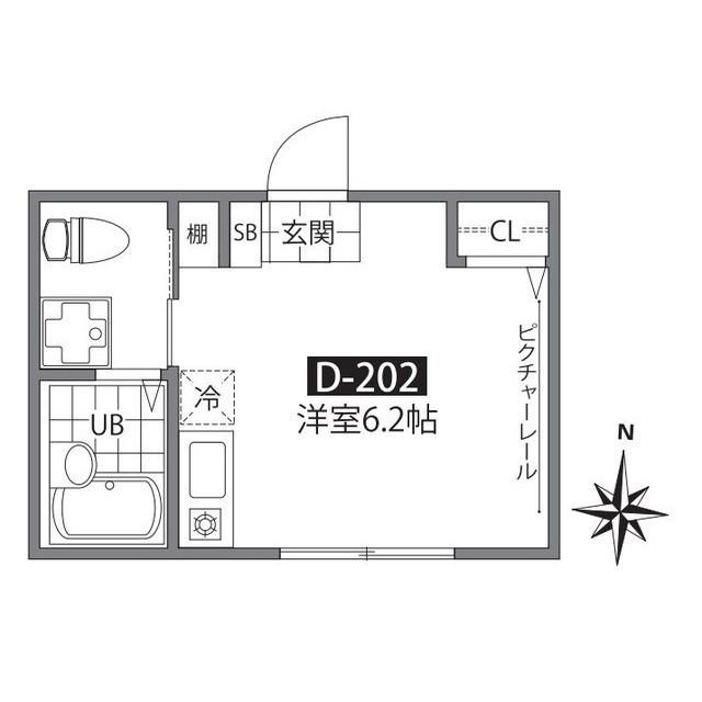 D APARTMENTの間取り|間取り図