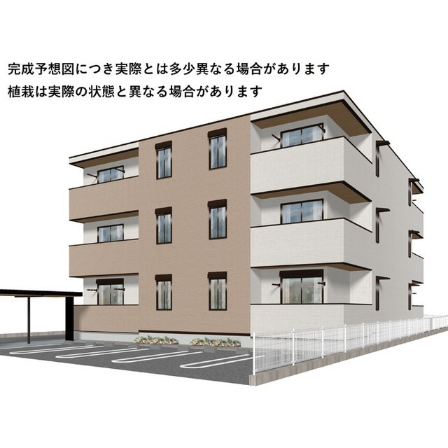 岐阜市下土居１丁目のアパートの外観