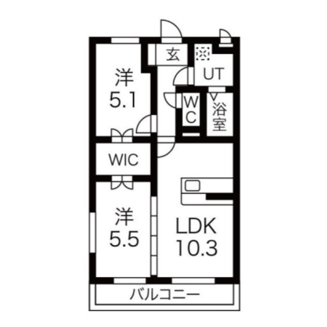 リーベンＲの間取り