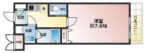 リトラル西宮北の間取り