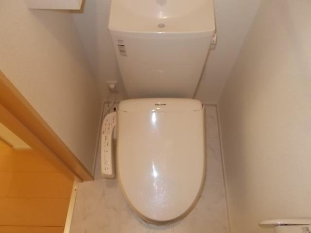 ハッピーハウス　１のトイレ|トイレもきれいです