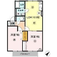 【間取り】 | コンフォート緑ヶ丘　A棟 | 間取り
