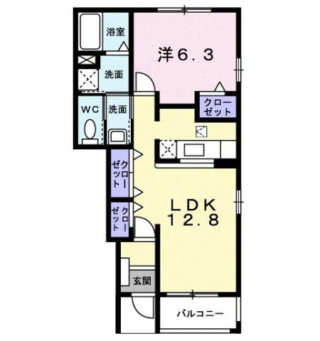 【間取り】 | シャトレ・ブリアン壱番館