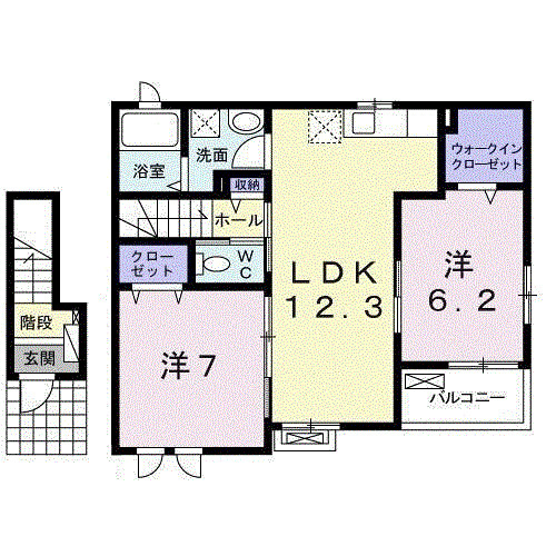 【間取り】 | ＫＫハイツ