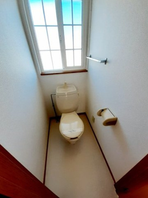 【トイレ】 | コーポさつきⅡ | 落ち着いたトイレです
