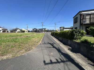 【前面道路含む現地写真】 | 都城市五十町　C区画　650万円